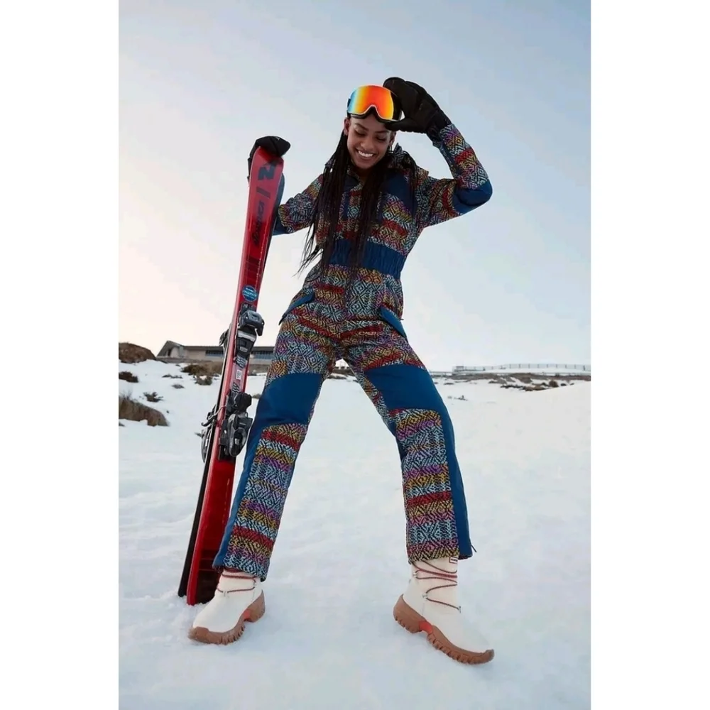 Free People All Prepped Jacquard Ski Suit Size $598 - Picture 6 of 7